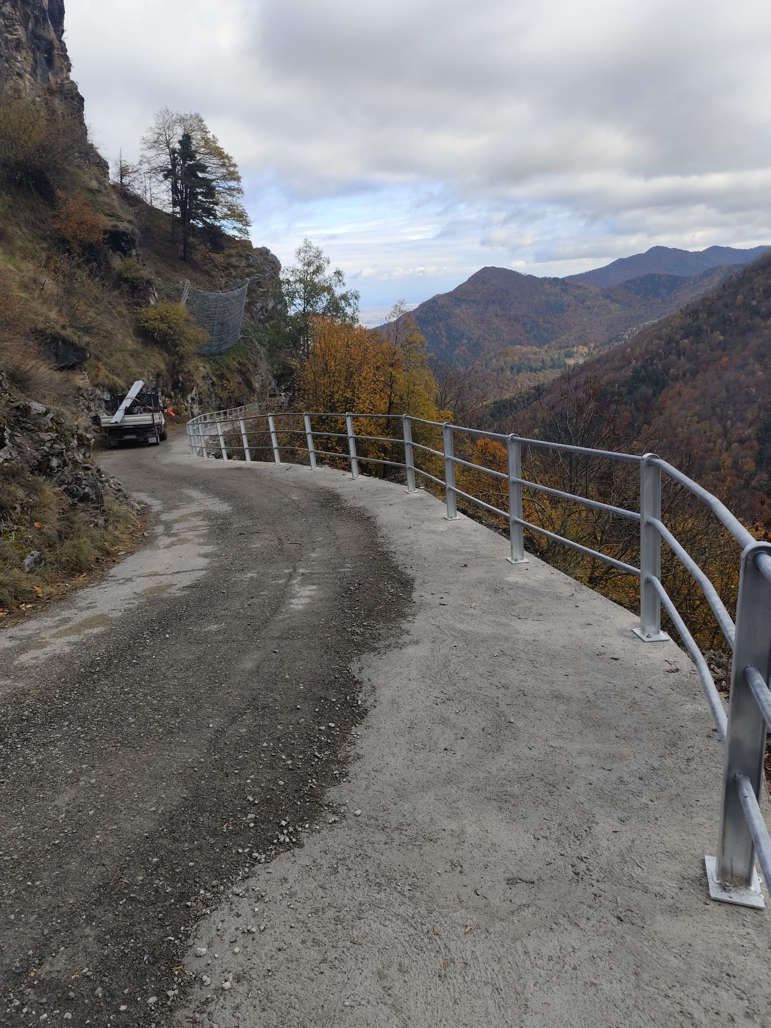 Realizzazione barriere stradali a Casteldelfino